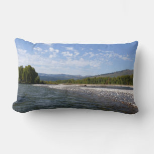 Floating Down the Snake River I Lumbar Pillow