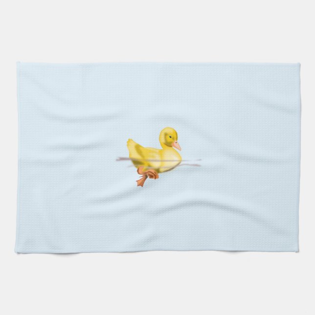 Floating Duck - Kitchen Towel (Horizontal)