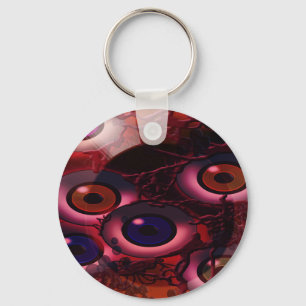 floating eyeballz keychain