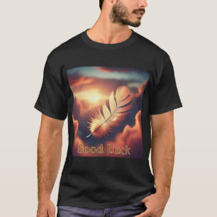 Floating Feather Good Luck Charm T-Shirt