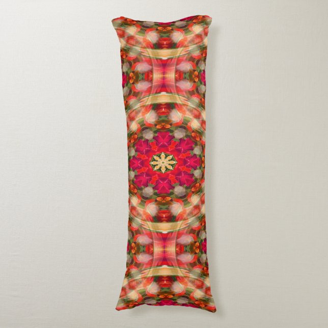 Floating Flowers.... Body Pillow (Front Vertical)