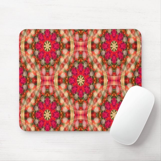 Floating Flowers.... Mouse Pad (With Mouse)