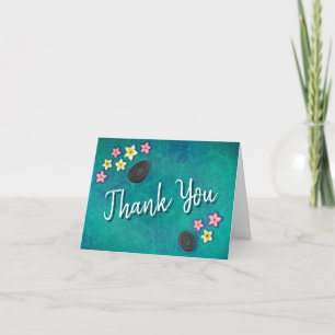 Floating Flowers Spa Thank You Card