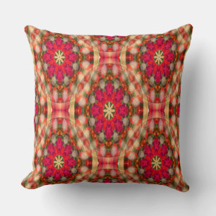 Floating Flowers.... Throw Pillow