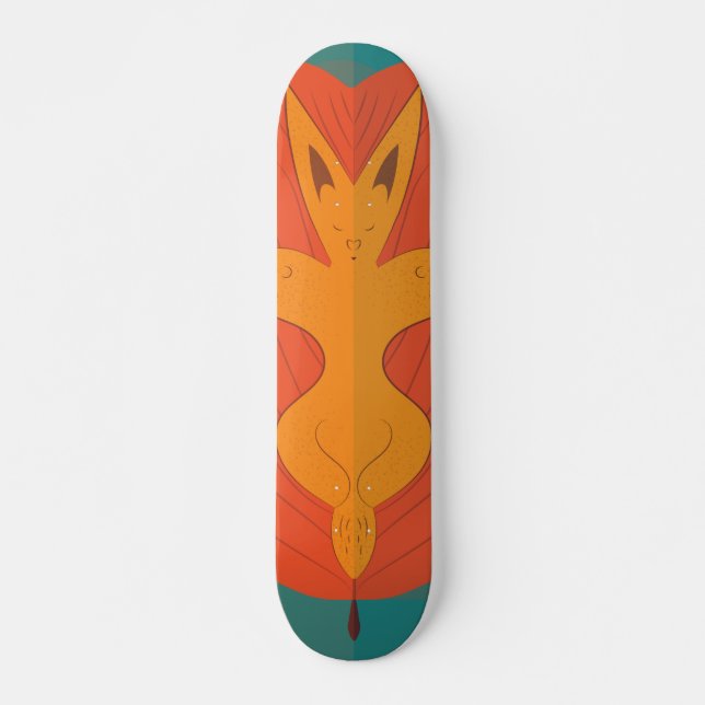 Floating Fox Skateboard (Front)