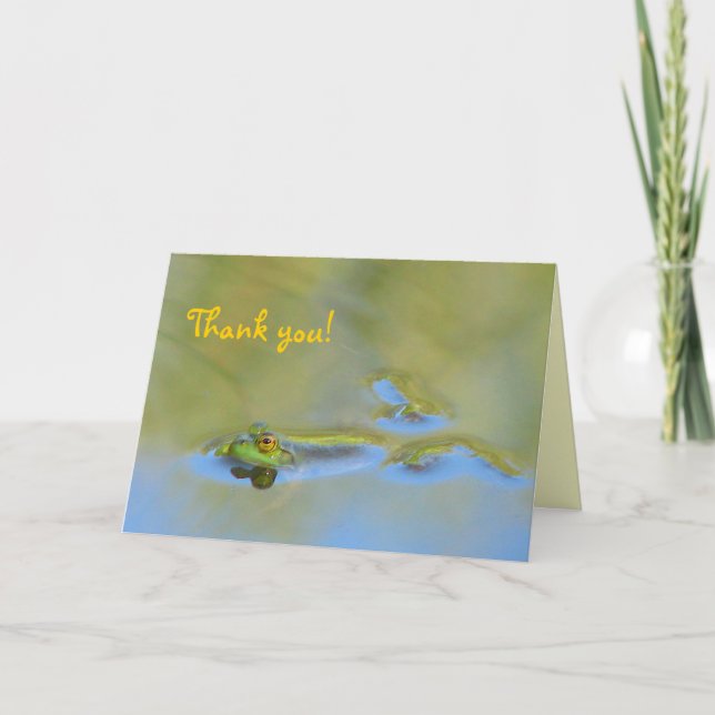 Floating Frog Thank You (Front)