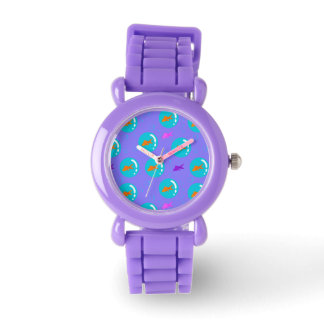 Floating goldfish_periwinkle watch