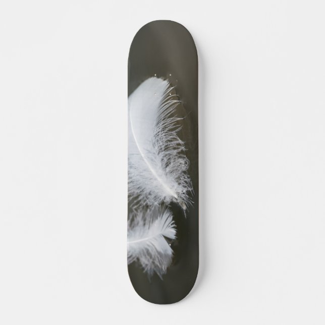 Floating Goose Feathers Skateboard (Front)