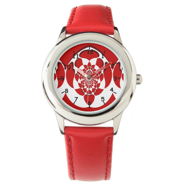 Floating Hearts Wrist Watch (Front)