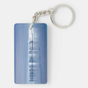 Floating iceberg keychain