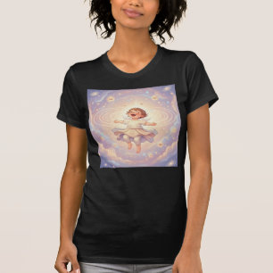 Floating in Divine Laughter – Angelic Inner Child T-Shirt