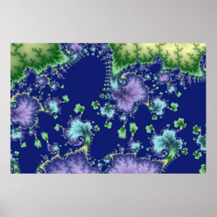 Floating In - Fractal Poster