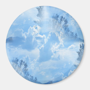 Floating in the clouds... magnet