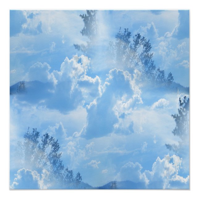 Floating in the clouds... poster (Front)