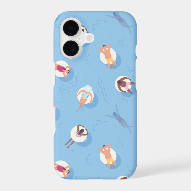 Floating in the Lazy River Pattern Samsung Galaxy S21 Case (Back)