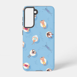 Floating in the Lazy River Pattern Samsung Galaxy Case