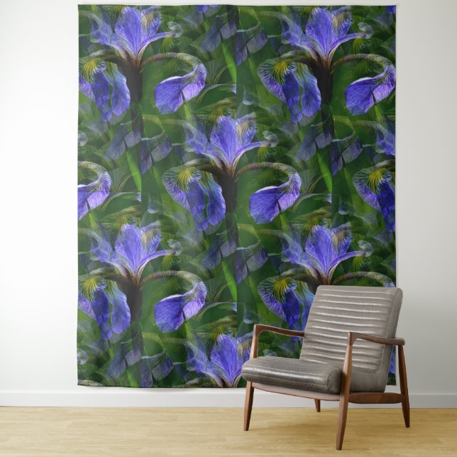 Floating Irises....... Tapestry (In Situ)