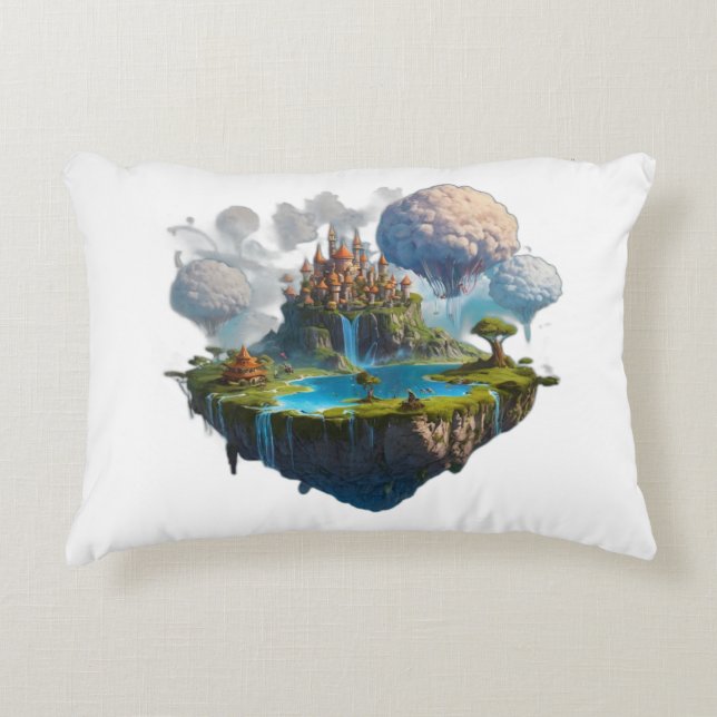 floating island accent pillow (Front)
