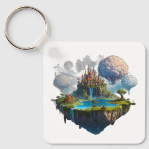 floating island keychain