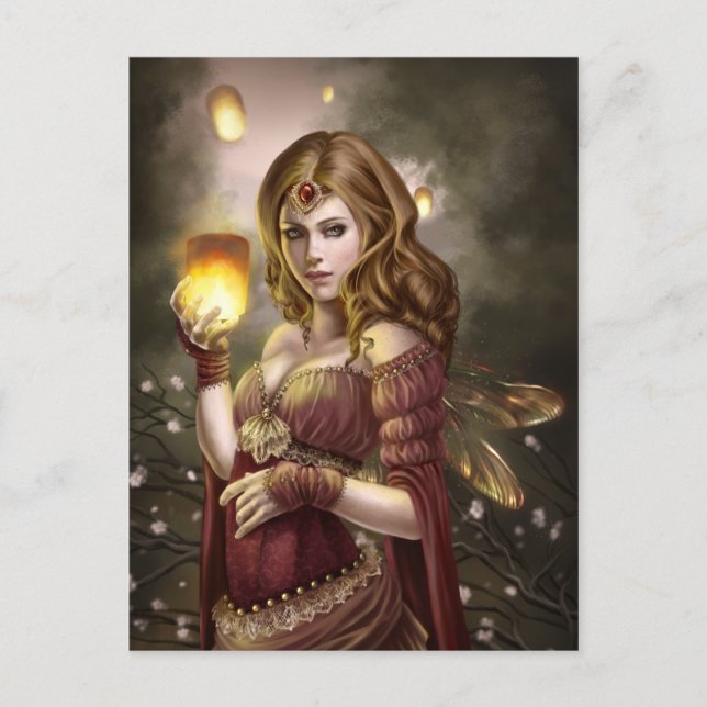 Floating Lights Postcard (Front)