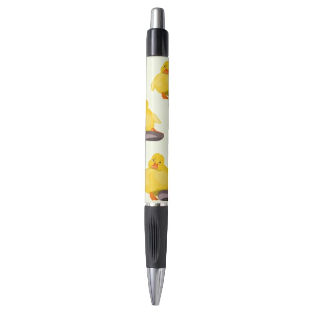 Floating Little Yellow Duckling Pen - Painting (Front Vertical)