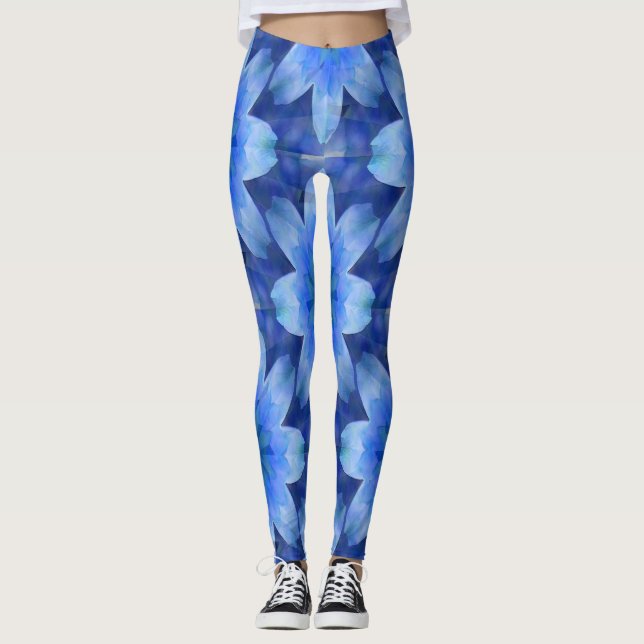 Floating love en Bleu..... Leggings (Front)