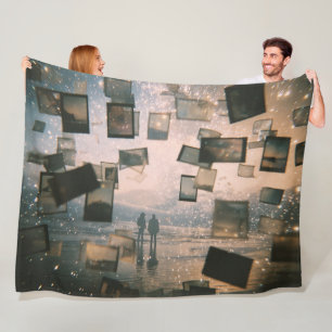 Floating Memories by the Sea Fleece Blanket