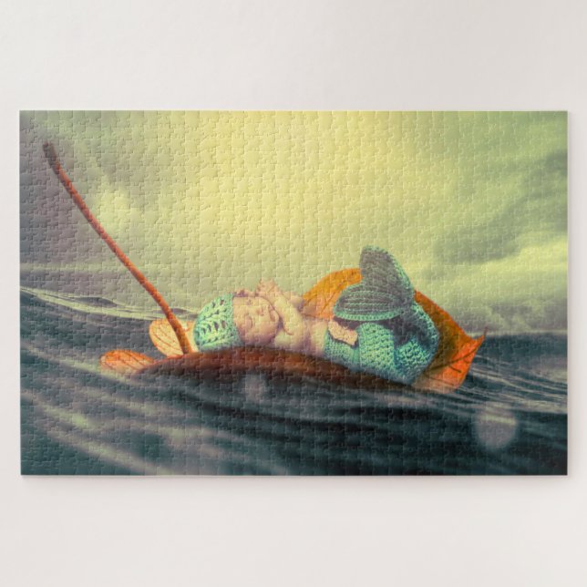 Floating Mermaid Baby Jigsaw Puzzle (Horizontal)