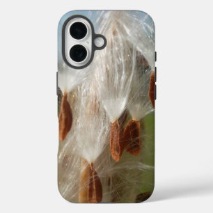 Floating Milkweed Seeds Ethereal Nature Graphic iPhone 16 Case