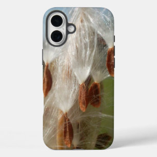 Floating Milkweed Seeds   Ethereal Nature Graphic  iPhone 16 Plus Case