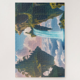 Floating Mountain Landscape Jigsaw Puzzle