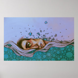 "Floating on By" Poster