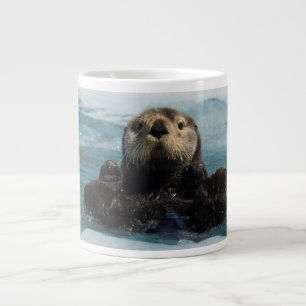 Floating Otter Large Coffee Mug