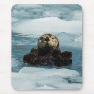 Floating Otter Mouse Pad
