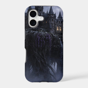 Floating Rock Castle Waterfalls Phone Case
