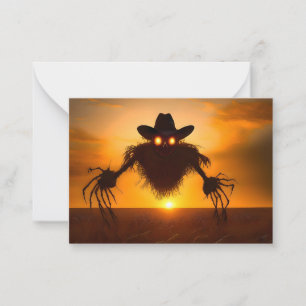 FLOATING SCARECROW CARD