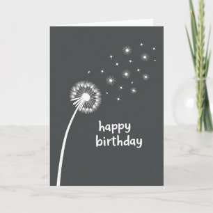 Floating Seed Birthday Card