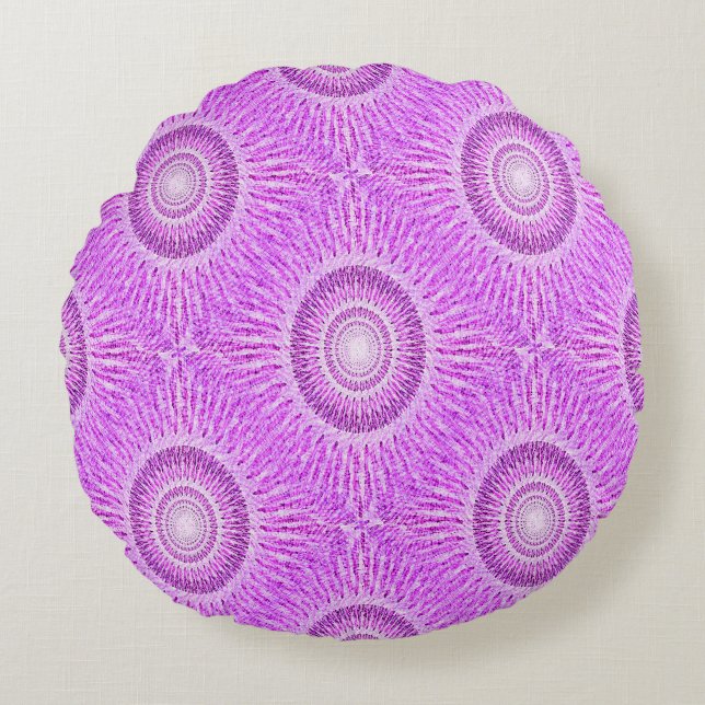Floating spheres in our galaxy...... round pillow (Front)
