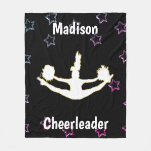 Floating Stars Cheerleader Fleece Blanket