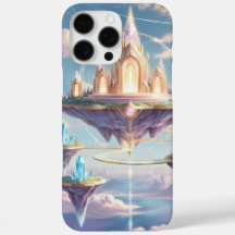 Floating Temple Phone Case – Pastel Crystal City
