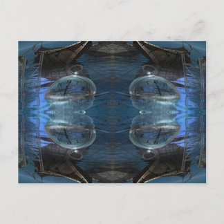 Floating Through Time Postcard