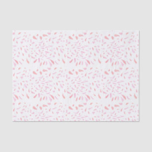 Floating Watercolour Pink Petals Tissue Paper