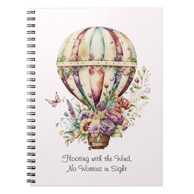 Floating with the Wind Notebook (Front)