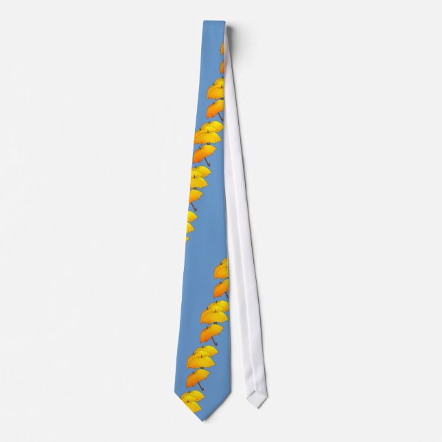 Floating yellow umbrella tie (Front)