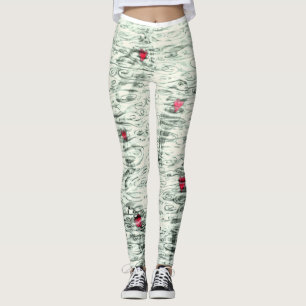 Floatingheart Leggings Designed by Artist Leandria