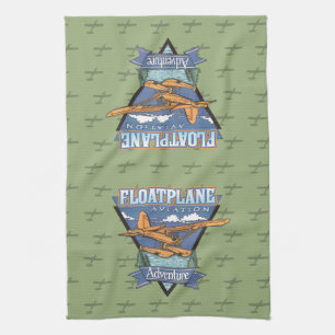 Floatplane Aviation Adventure Kitchen Towel