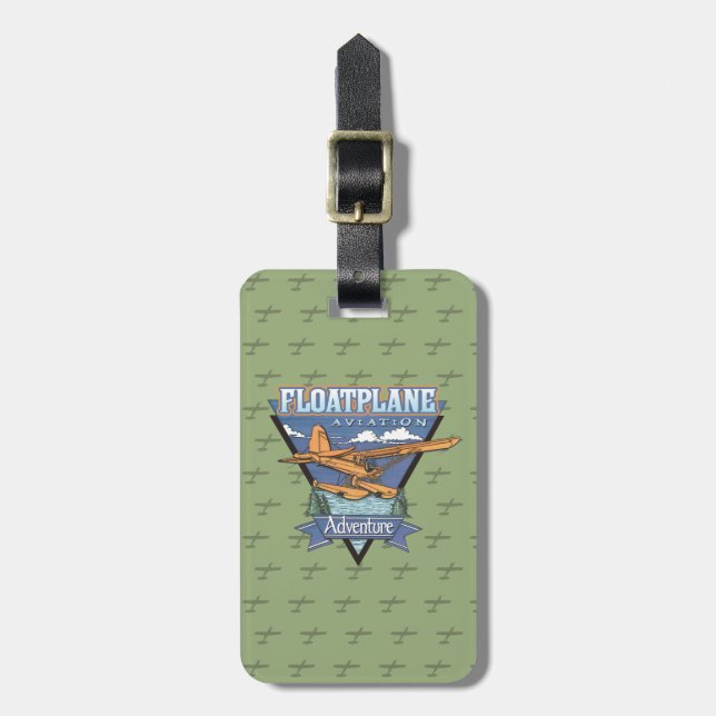 Floatplane Aviation Adventure Luggage Tag (Front Vertical)