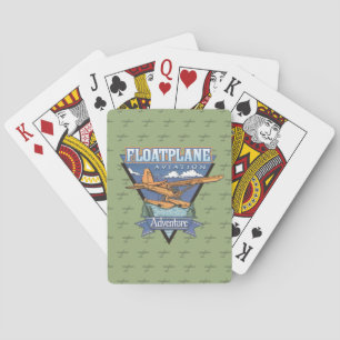 Floatplane Aviation Adventure Playing Cards