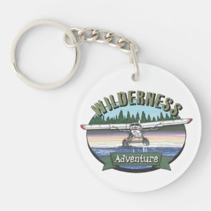 Floatplane Aviation Wilderness Adventure Keychain