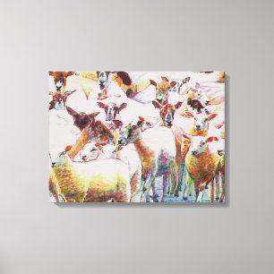 Flock 2011 canvas print